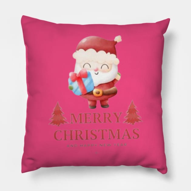 Merry cristmas. Pillow by Dilhani