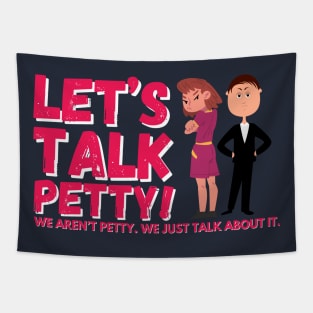 Let’s Talk Petty Alt Logo Tapestry