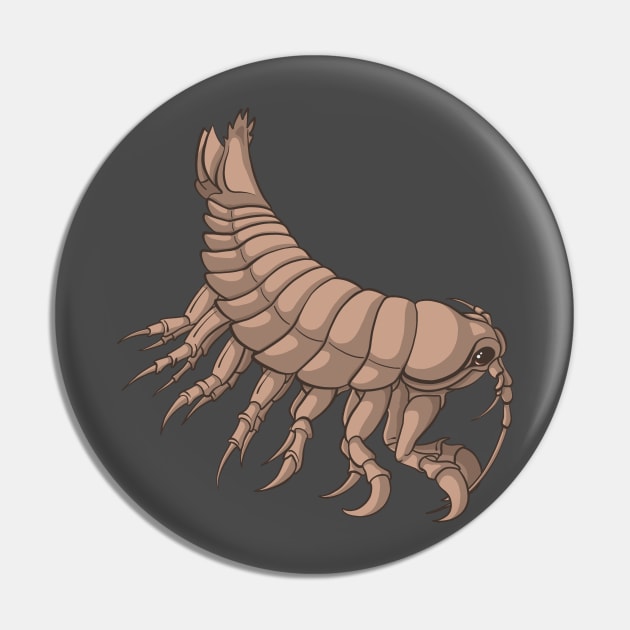 Deep Sea Giant Isopod Pin by Inklings of Grace