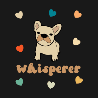 Dog French Bulldog Whisperer Retro Costume T-Shirt