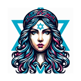 Jewish Israeli Woman FIERCE T-Shirt