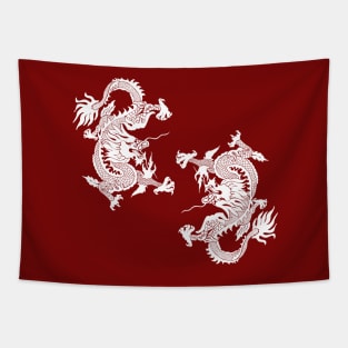 Chinese dragons Tapestry