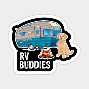 Labrador Dog Rv Buddies Pet Lovers Funny Camping Camper Magnet