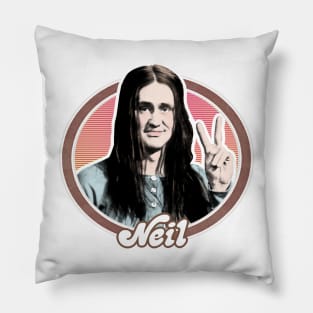 Neil Pye The Young Ones /// Retro Fan Art Design Pillow