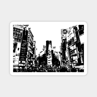 Shibuya 渋谷区 - Tokyo Manga Panel Magnet