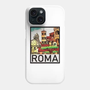 Roma Italy Decal Phone Case