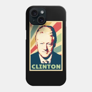 Bill Clinton Vintage Colors Phone Case