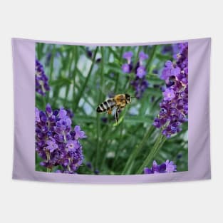 bee on lavender Tapestry