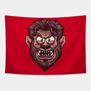 Werewolf Face Tapestry