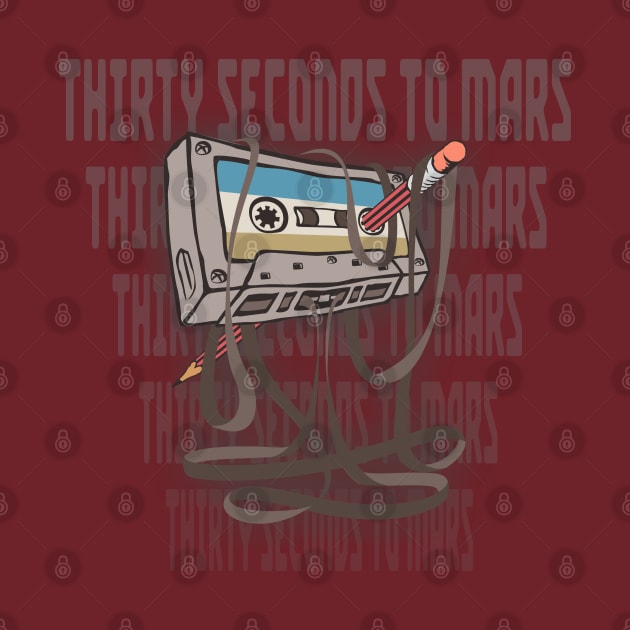 Thirty Seconds To Mars Cassette by orovein