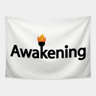 Awakening typographic logo design Tapestry