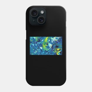 Abstract Blue Painting Phone Case