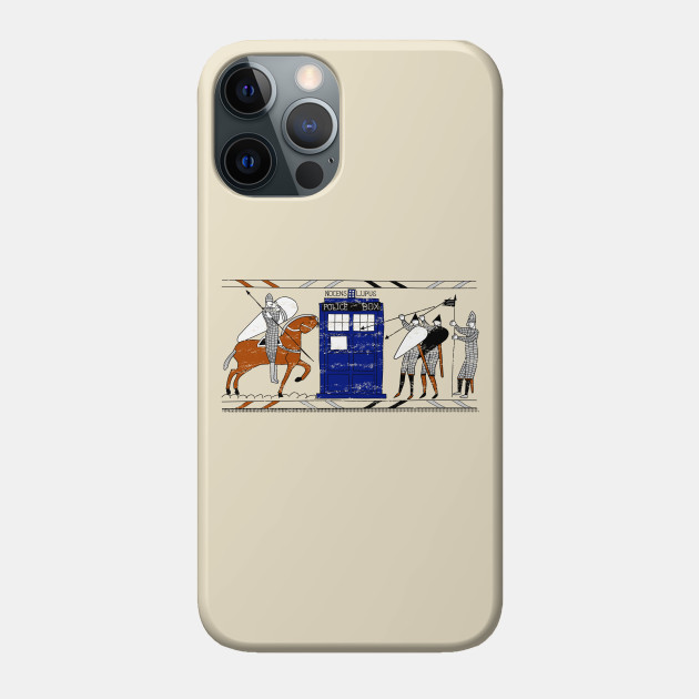 Tardis Bayeux Tapestry Doctor Who - Tardis - Phone Case