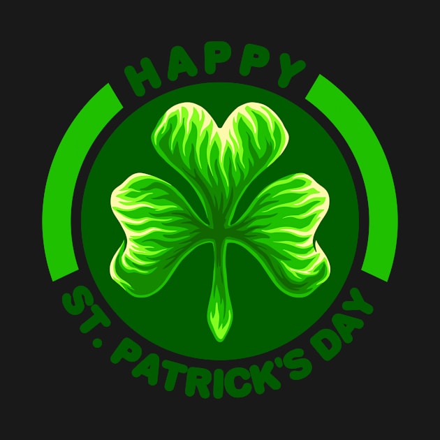 Happy St Patricks Day Irish Shamrock by freakys