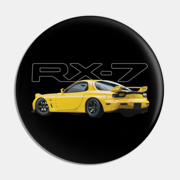 Competition Yellow Mica fd rx-7 Pin by cowtown_cowboy