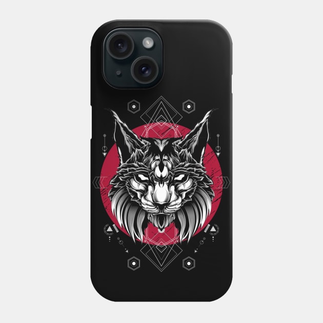 Wildcat / Urban Streetwear / Bobcat Phone Case by Redboy