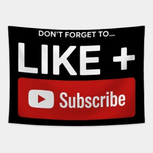 Video Blogger Vlogger Like Subscribe Podcaster Tapestry