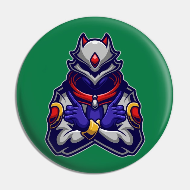 Masked assassin Pin by mightyfire