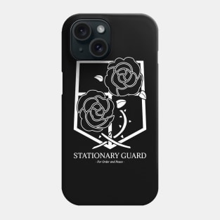 stationary guad attack on titan logo Phone Case