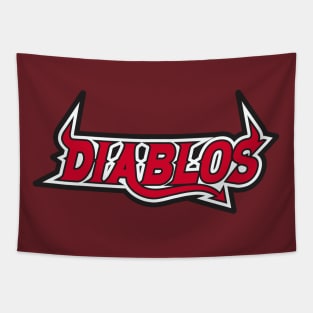 Diablos Sports Logo Tapestry