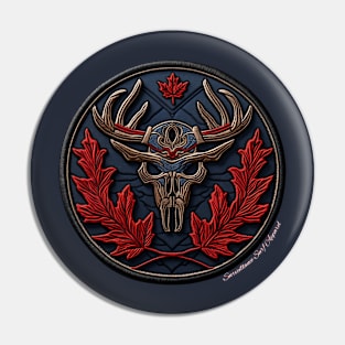 Tribal Moose Skull 2 Pin