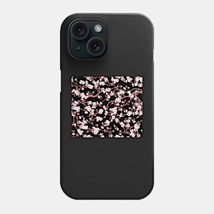 Sakura (Black and pink) Phone Case