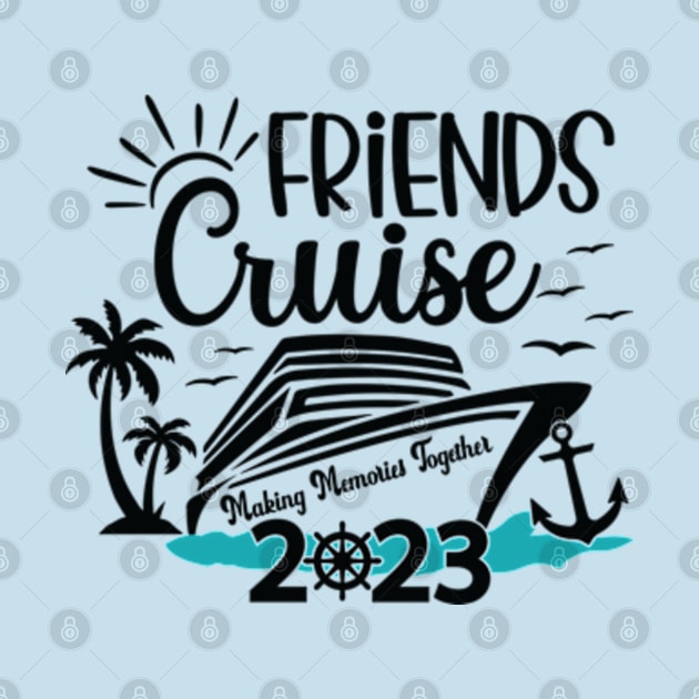 Friends Cruise 2023 by Jet Set Mama Tee