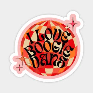 Disco Boogie (Orange) Magnet