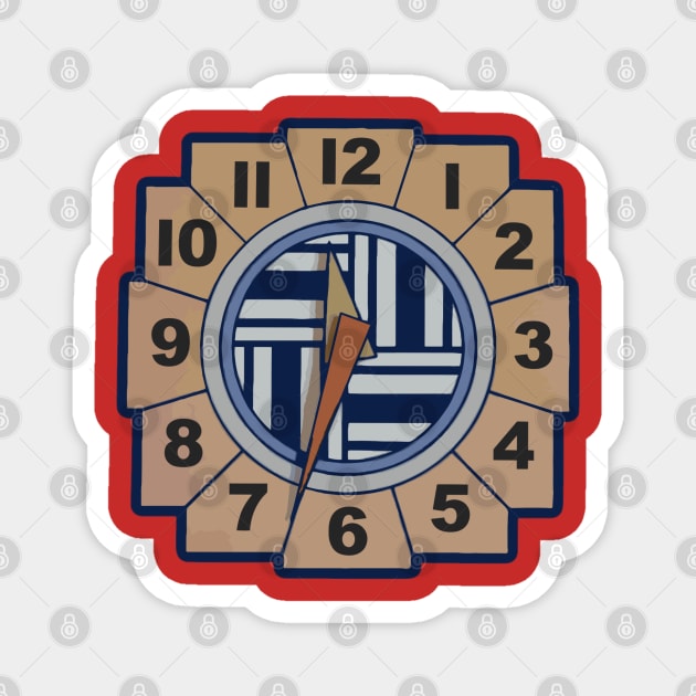 Sesame Street Pinball Clock Magnet by INLE Designs