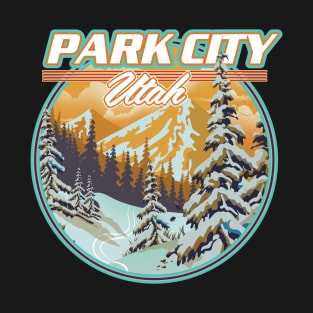 Park City Utah Travel logo T-Shirt