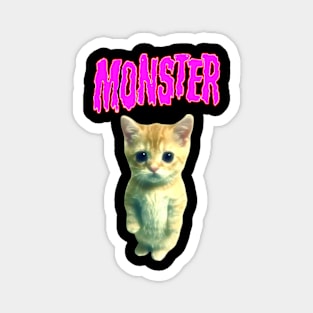 Monster kitty Magnet