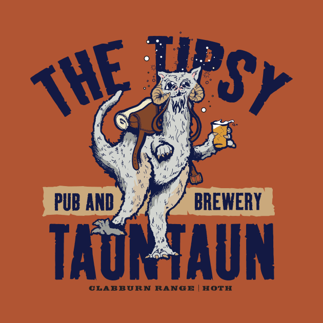 The Tipsy Tauntaun by MindsparkCreative