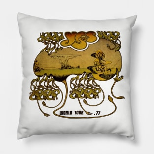 Yes World Tour 1977 Pillow