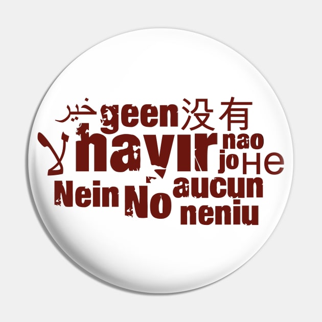 Das Wort "Nein" in verschiedenen Sprachen Pin by pASob