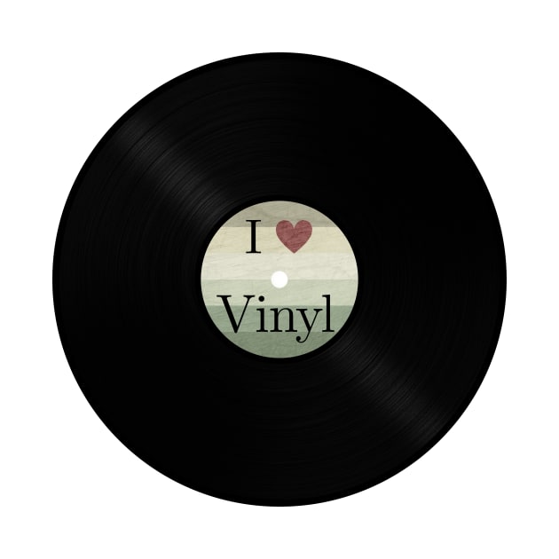 I love vinyl - Vintage by SNZLER