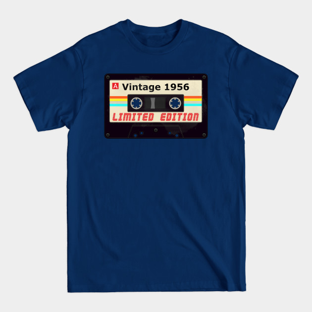 Discover Vintage 1956 Limited Edition Tee Retro Cassette Tape - Vintage - T-Shirt