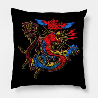 dragon with tiger head Pillow
