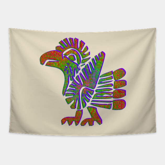 The bird whose songs woke up Machu Pichu Tapestry by indusdreaming