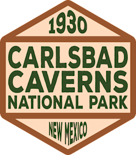 Carlsbad Caverns National Park badge Magnet