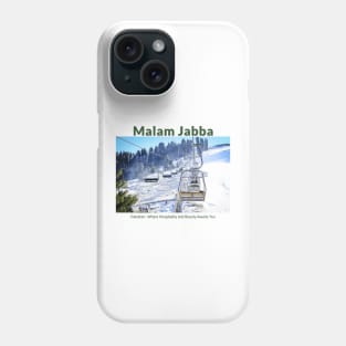 Malam Jabba in Pakistan where hospitality and beauty awaits you Pakistani culture , Pakistan tourism Phone Case