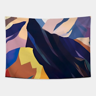 Colorful Mountains Tapestry