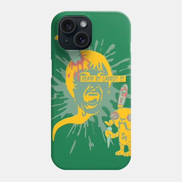 Psycho!!! Death by Carrot Phone Case by scong