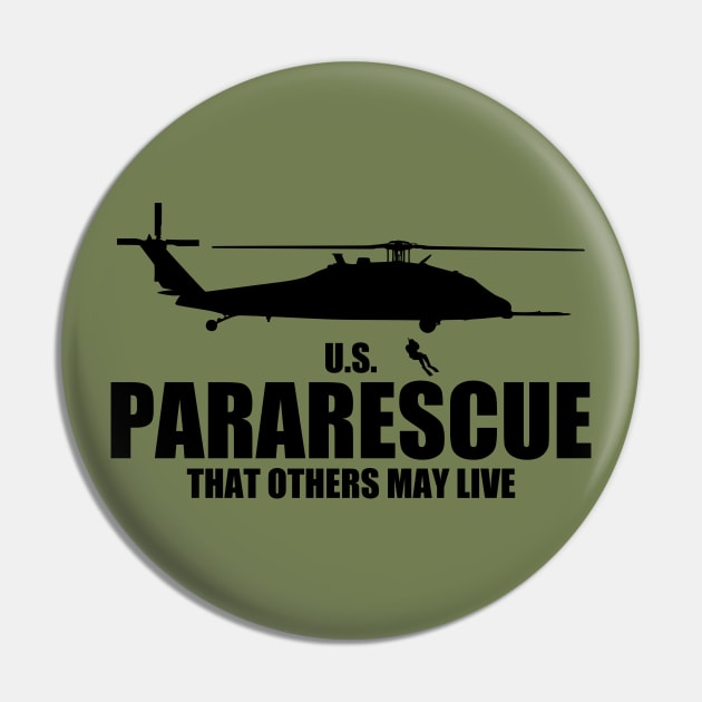 US Pararescue - HH-60 Pave Hawk Pin by TCP