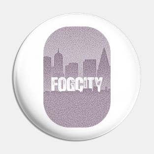 gloomy and fog city graphic design by ironpalette Pin