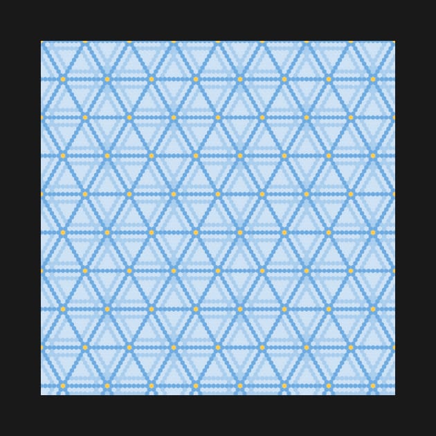 Intricate Geometric Honeycomb Triangle Hexagon Pattern by ernstc