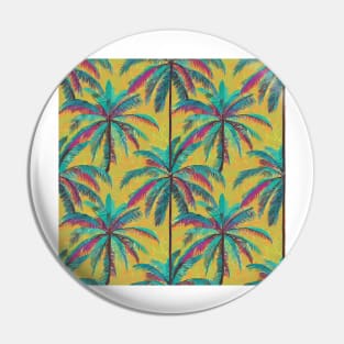 Palm tree pattern 05 Pin