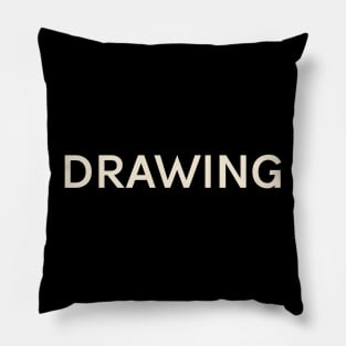 Drawing Hobbies Passions Interests Fun Things to Do Pillow