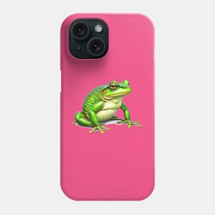 This Grumpy Frog is Giving You the Side-eye Phone Case