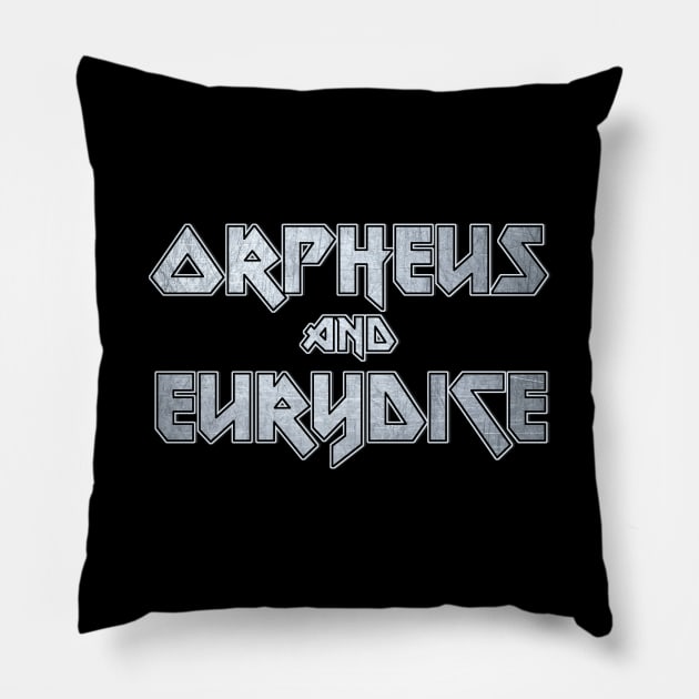 Orpheus and Eurydice Pillow by Erena Samohai