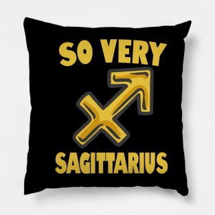 So Very Sagittarius Pillow